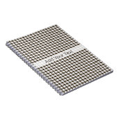 Carnet Houndstooth de Brown Combination par Shirley Taylo (Côté Droit)