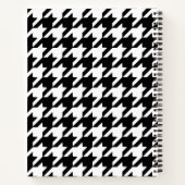 Carnet Houndstooth étendu et personnalisé (Dos)