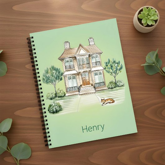 Carnet House & Garden Notebook – Elegant Illustration