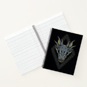 Carnet HOUSE OF THE DRAGON | Balerion Skull Diamond Crest (Intérieur)