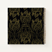 Carnet HOUSE OF THE DRAGON | Gold Filigree Dragon Pattern (Dos)