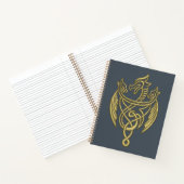 Carnet HOUSE of the Dragon | Golden Filigree Dragon Crest (Intérieur)