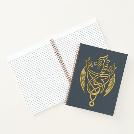Carnet HOUSE of the Dragon | Golden Filigree Dragon Crest (Intérieur)