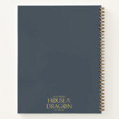 Carnet HOUSE of the Dragon | Golden Filigree Dragon Crest (Dos)