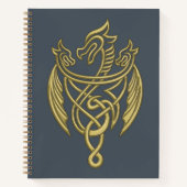 Carnet HOUSE of the Dragon | Golden Filigree Dragon Crest (Devant)
