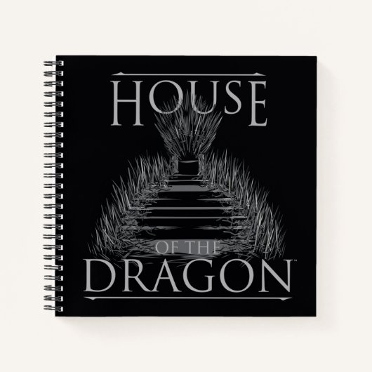 Carnet HOUSE OF THE DRAGON | Iron Throne Graphic (Devant)