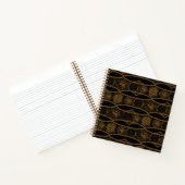 Carnet HOUSE of the Dragon | Targaryen Stripe Pattern (Intérieur)