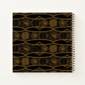 Carnet HOUSE of the Dragon | Targaryen Stripe Pattern (Dos)