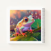 Carnet Housse de pluie grenouille  (Dos)