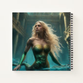 Carnet Housse dure de légende de sirène (Dos)