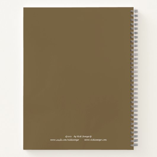 Carnet Howard le bloc-notes de finition maison (Dos)