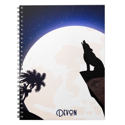 Carnet Howl Sur La Lune (Devant)