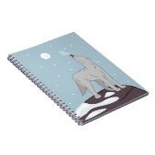 Carnet Howling Arctic Wolf (Côté Droit)