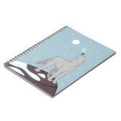Carnet Howling Arctic Wolf (Côté gauche)