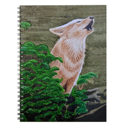 Carnet Howling Coyote (Devant)