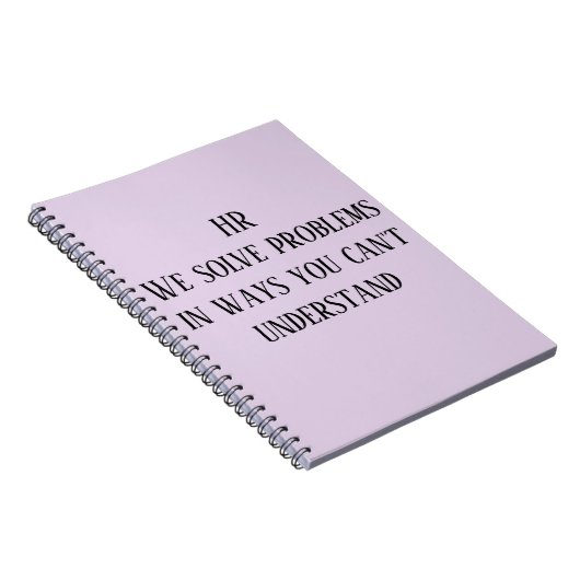 Carnet HR Nous résolvons les problèmes de manière incompr (Côté Droit)