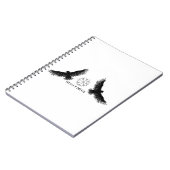 Carnet Hugin & Munin | Vegvisir | Odins Raben | schwarz (Côté gauche)