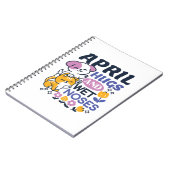 Carnet Hugs d'avril et nez mouillé - Cute chien et chat a (Côté gauche)