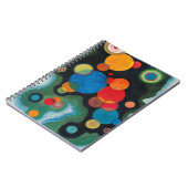 Carnet Huile Abstraite impulsive renforcée sur toile Kand (Côté gauche)