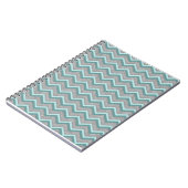 Carnet Huile d'argent et ZigZag Turquoise (Côté gauche)