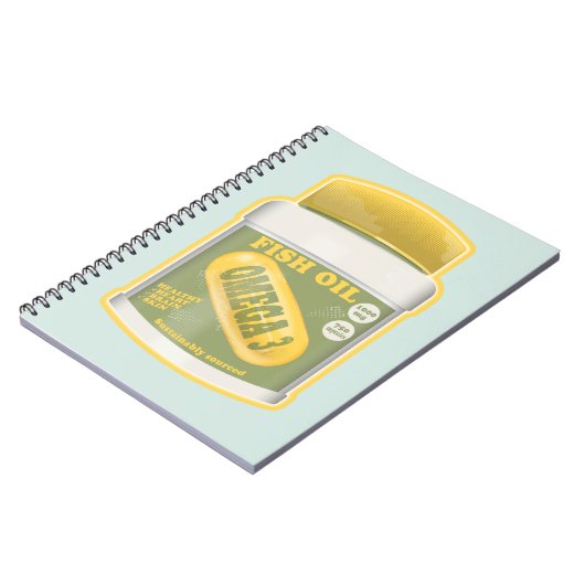 Carnet Huile de poisson oméga 3 (Côté gauche)