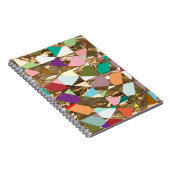 Carnet Huile d'or couleur Abstraite (Côté Droit)