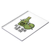 Carnet Huile Soyez Là Pour Vous Amusant Pun Olive (Côté gauche)