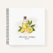 Carnet Huiles Essentielles Botaniques d'Agrumes Citron Aq (Devant)