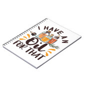 Carnet Huiles essentielles J'ai de l'huile pour ça (Côté gauche)