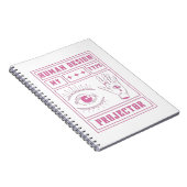 Carnet human design projector type pink (Côté Droit)