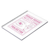 Carnet human design projector type pink (Côté gauche)