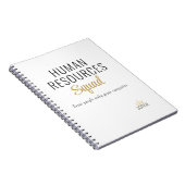 Carnet Human Resources Squad – Personalized Notebook (Côté Droit)