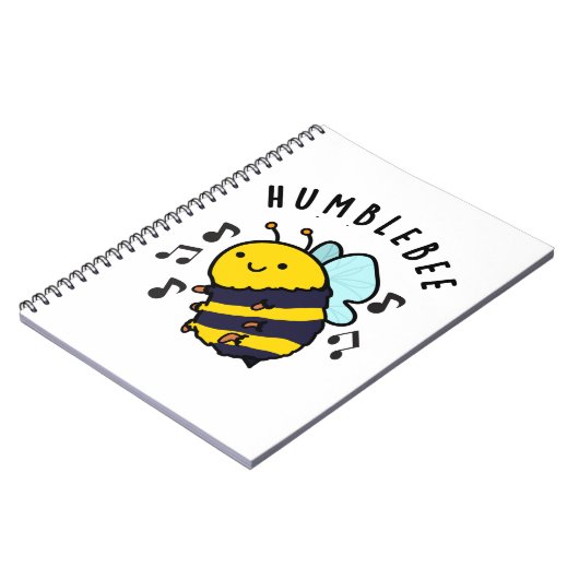 Carnet Humble Bee Funny Bumblebee Pun (Côté gauche)