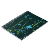 Carnet humeur bleue camomille (Côté gauche)