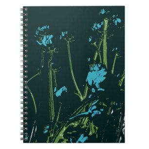 Carnet humeur bleue camomille