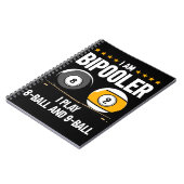 Carnet humour à 8 balles et 9 balles Billard drôle (Côté gauche)