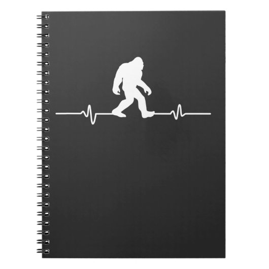 Carnet Humour Bigfoot Heartbeat Funny Sasquatch Fan (Devant)