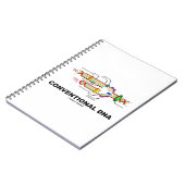 Carnet Humour de biologie moléculaire de l'ADN convention (Côté gauche)