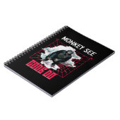 Carnet Humour de développeur Web « Le singe voit, code, f (Côté gauche)