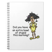 Carnet Humour de stupidité (Devant)