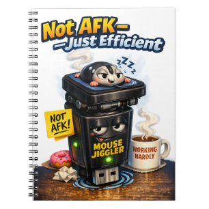 Carnet Humour de travail à domicile, je ne suis pas AFK !