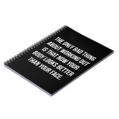 Carnet Humour d'entraînement - Corps contre visage - Gymn (Côté gauche)