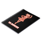 Carnet humour écossais drôle danseur Félicitations (Côté gauche)