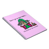 Carnet Humour heure du coucher (Côté Droit)
