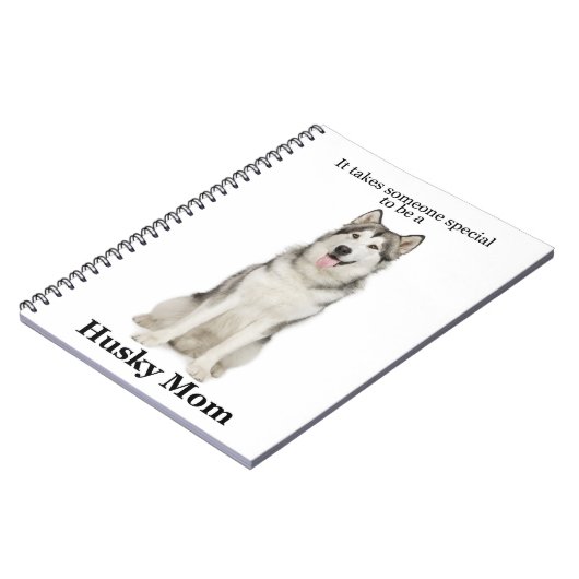 Carnet Husky Mom (Côté gauche)