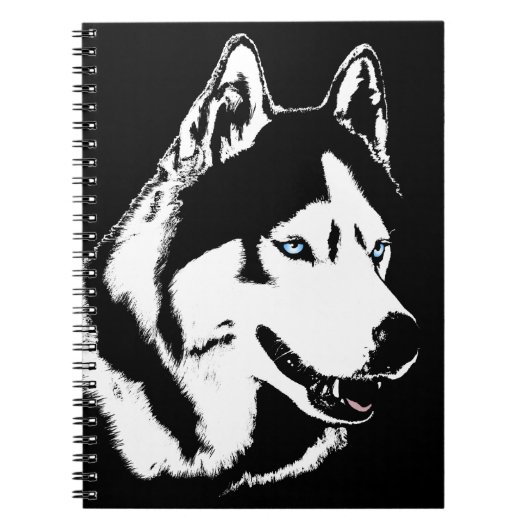 Carnet Husky Pup Sibérie Husky Cadeaux et Livres (Devant)