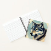 Carnet Husky sibérien (Intérieur)