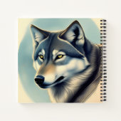Carnet Husky sibérien (Dos)
