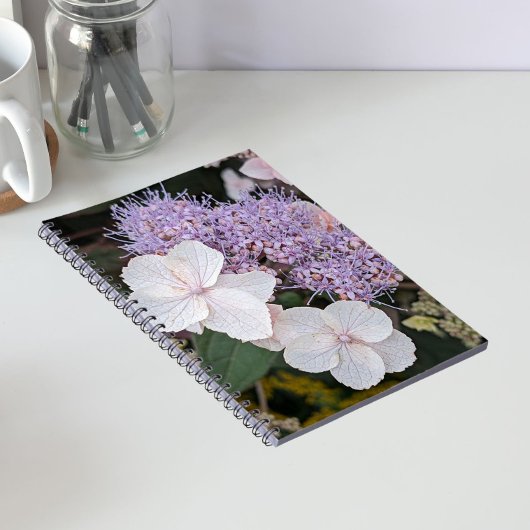 Carnet Hydrangea Aspera Blanche Fleurs Florales