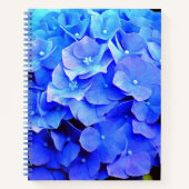 Carnet Hydrangea Blues (Devant)